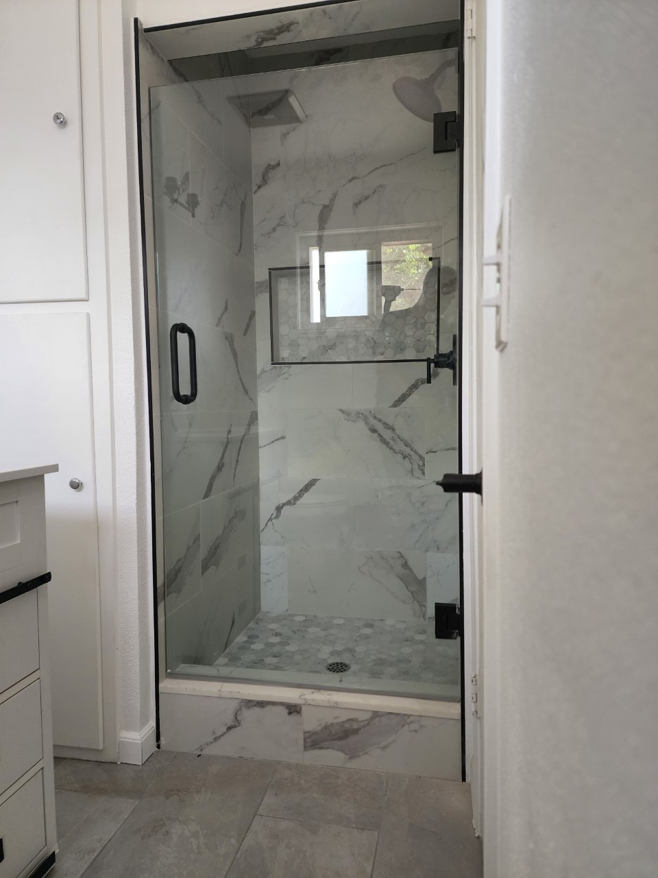 shower door install