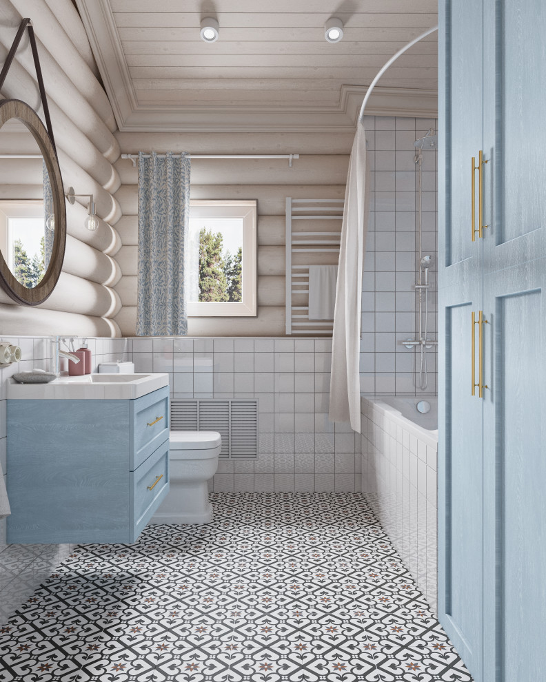 Авторский дом из бревна 135 м² для семьи с двумя детьми в КП Золотые Сосны