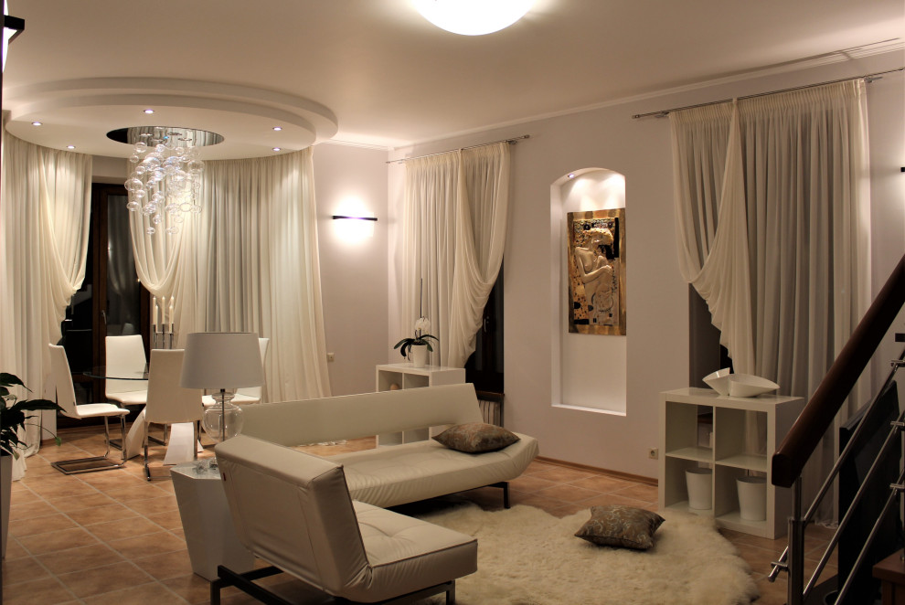 Гостиная в вечернее время