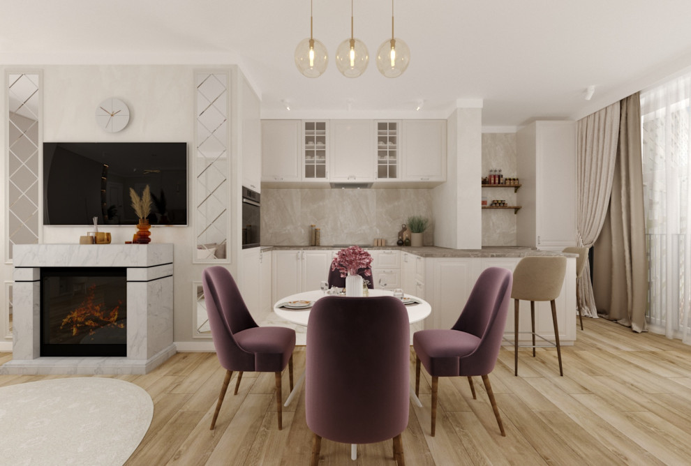 Проект квартиры 75 кв.м г.Тюмень