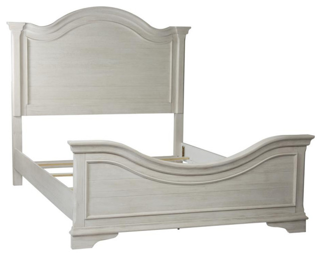 King Panel Headboard Transitional White Contemporary Dining Chairs   Home Design 