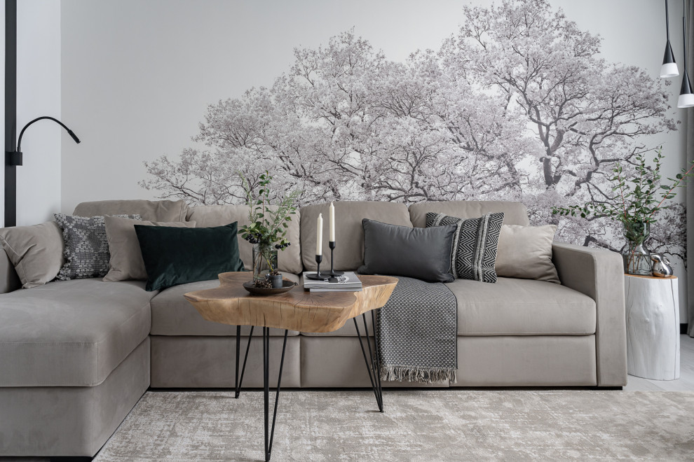 Уютная графичность. Квартира - отдых для семьи врачей