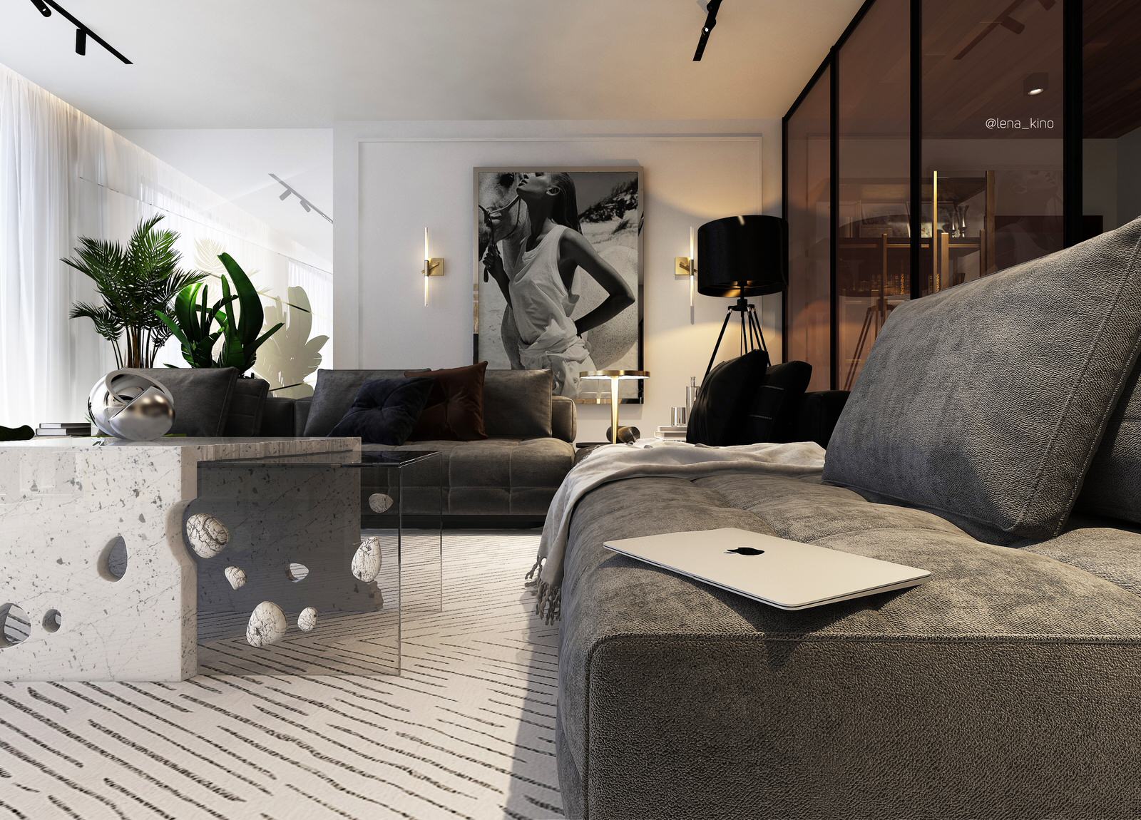 Vacation home. Living room