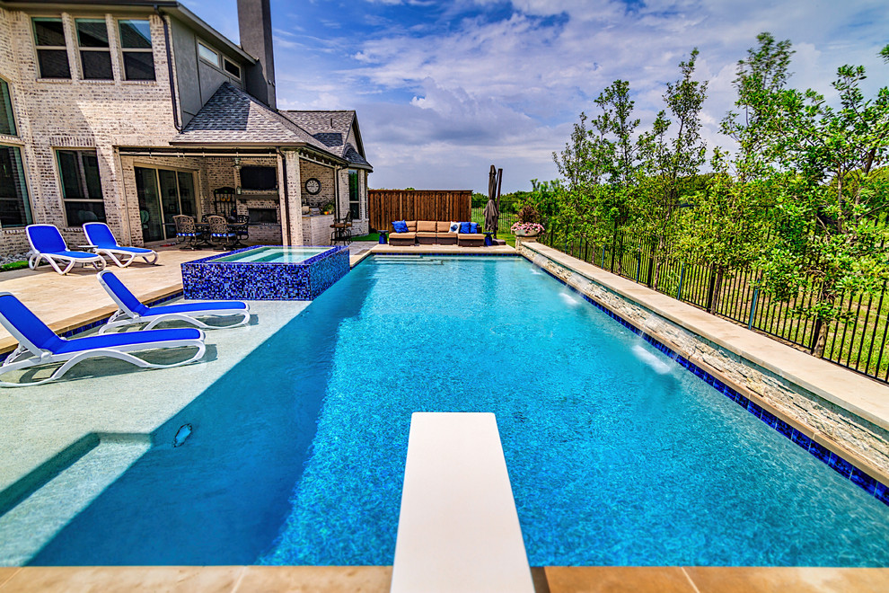 Geometric Pool Designs Dallas, Highland Park & Plano - Pool - Dallas ...