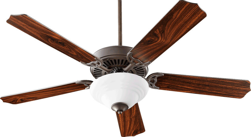 Capri III Bowl Ceiling Fan Traditional Ceiling Fans by
