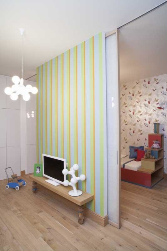 Двухуровневая квартира для многодетной семьи