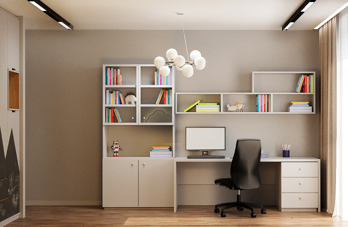 Дизайн-проект квартиры для молодой семьи ЖК "Цветной Бульвар"