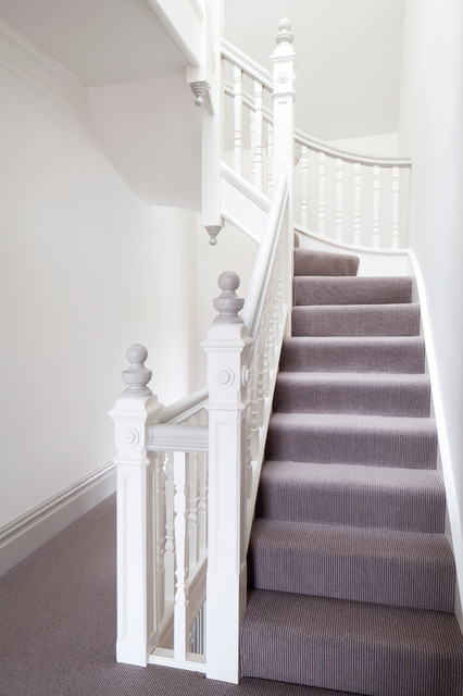 Curved Staircase victorian-staircase
