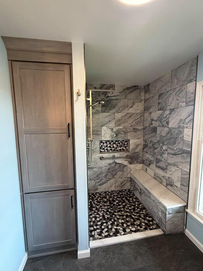 Bathroom Remodel with Tile Shower
