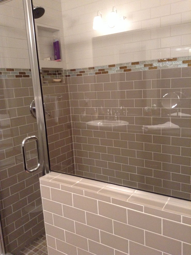 How do you clean bathroom shower tile?