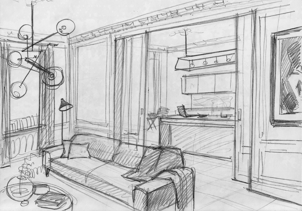 Наброски интерьеров