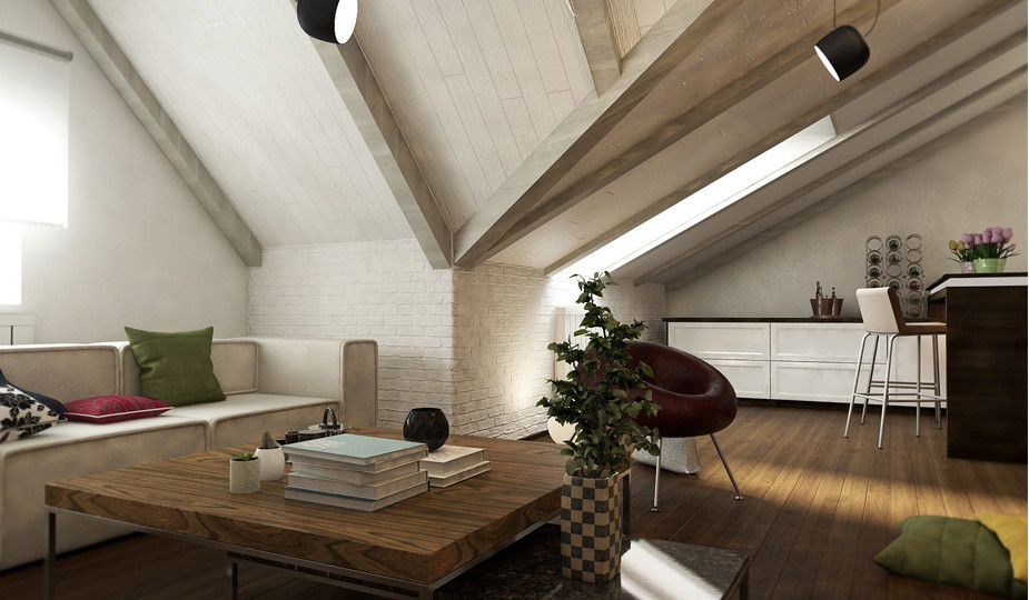 Дизайн-проект мансарды