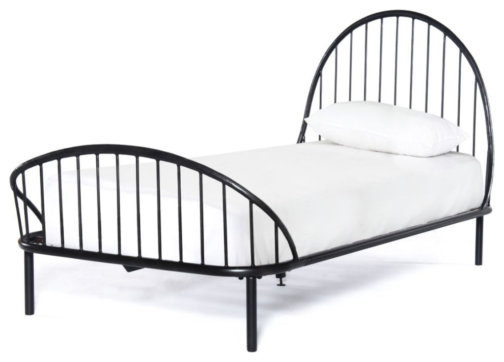 Waverly Twin Iron Platform Bed Transitional Platform Beds by Zin
