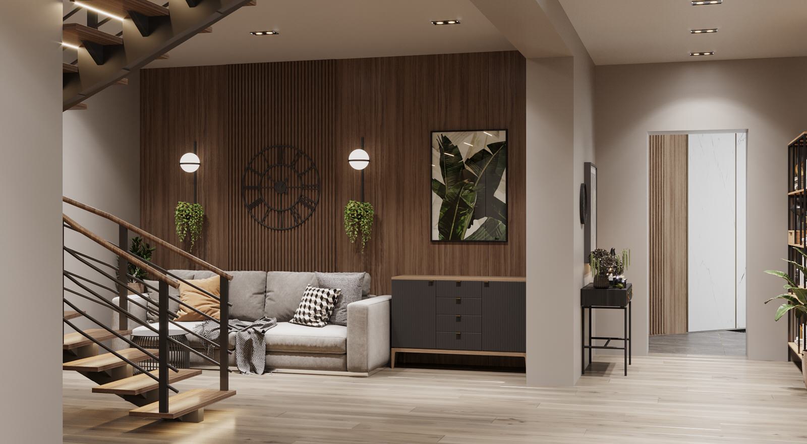 Современный холл