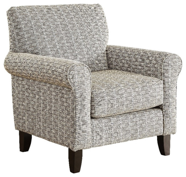 Fusion Furniture Outlier Mushroom Transitional Fabric Accent Chair in ...