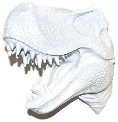 wall mounted t rex head