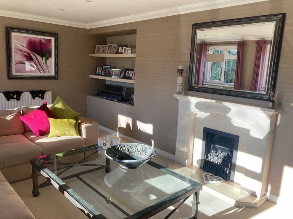 Modern Neutral Living Room - Surrey