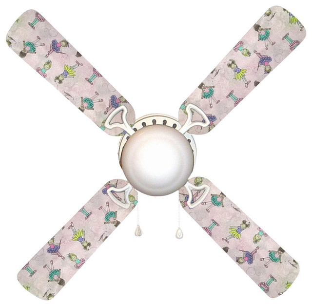 Ballerina Baby Little Girl 42 Ceiling Fan And Lamp Contemporary Ballerina Baby Little Girl 42 Ceiling Fan And Lamp