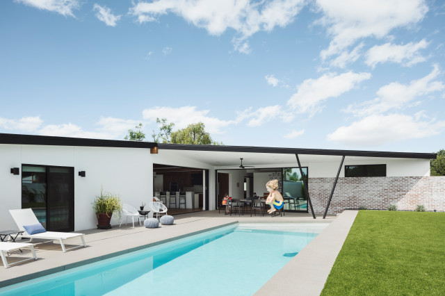 Midcentury Pool anni-50-piscina