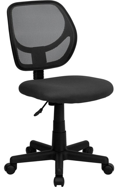 Flash Furniture Mesh Chair, Gray, WA-3074-GY-GG