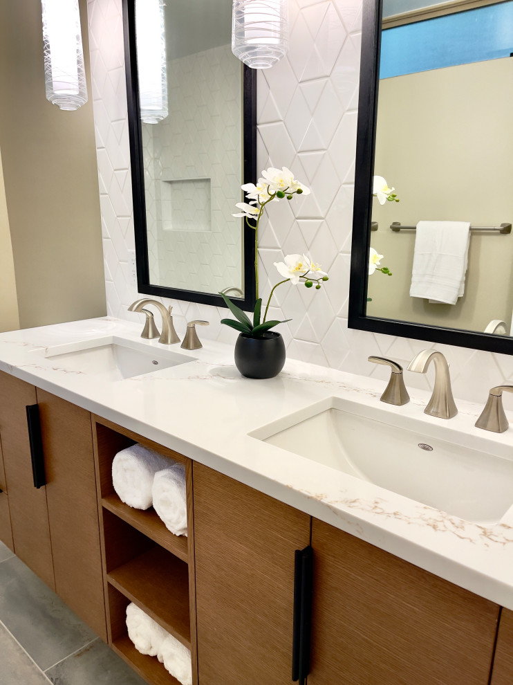 Exquisite NW PDX Condo Primary Bath