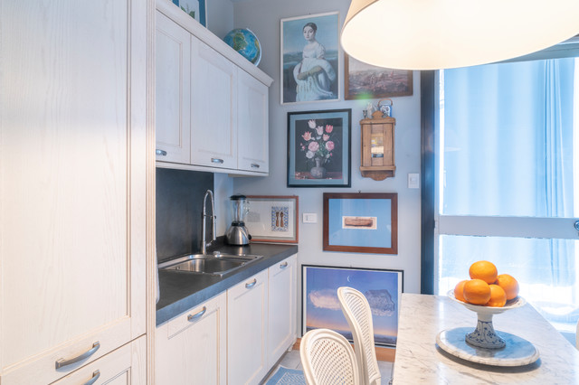 Orange home traditional-kitchen