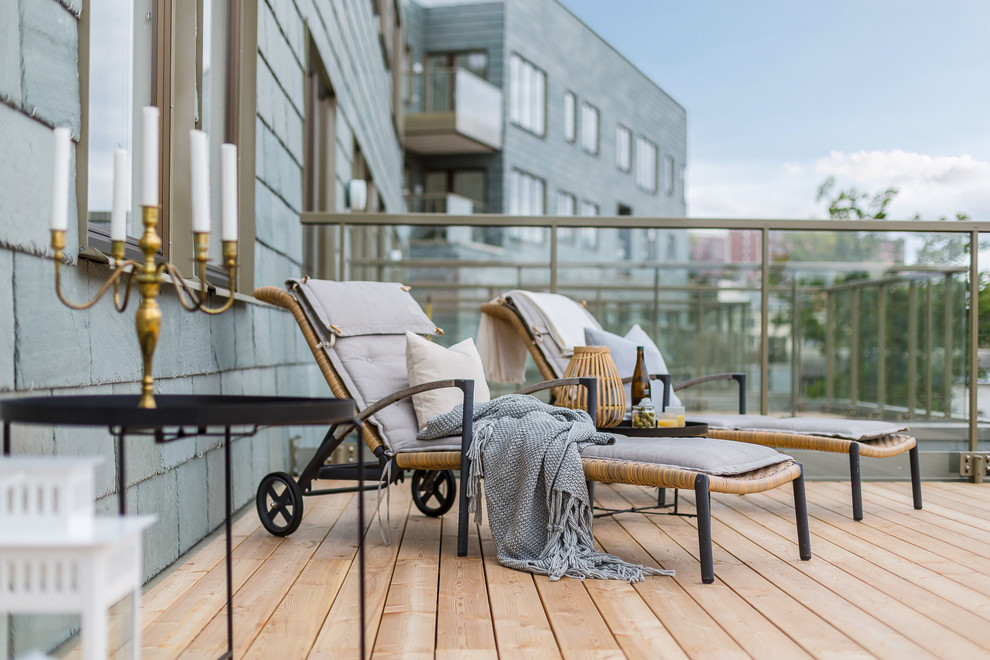 Photo of a traditional deck in Stockholm.