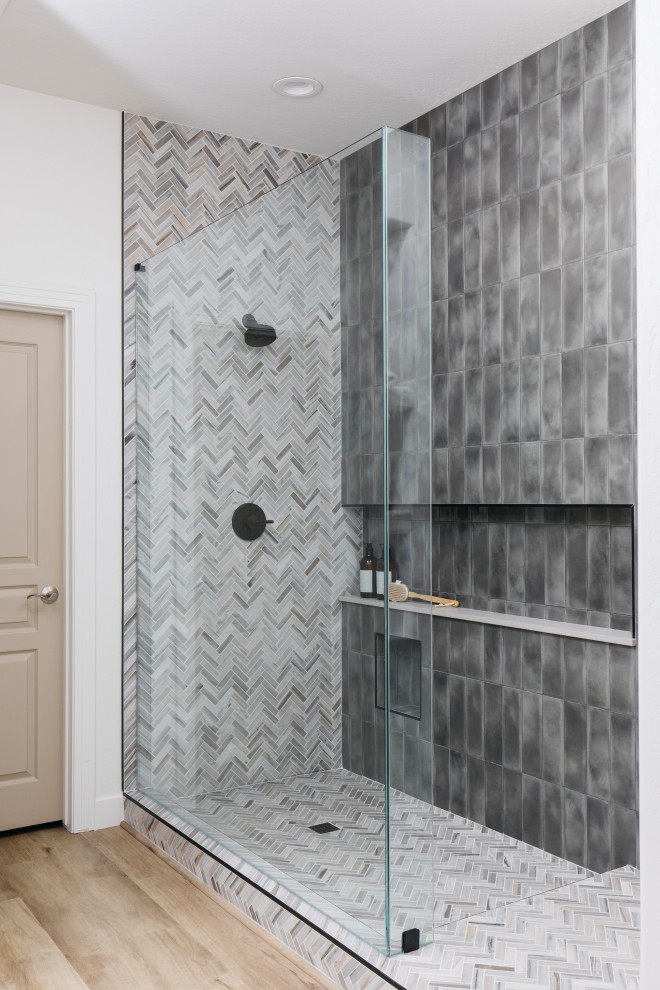 Inspiration for a transitional home design remodel in Phoenix