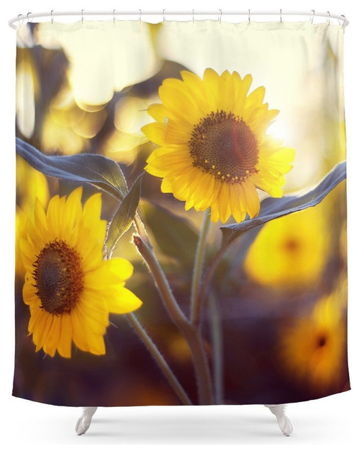 Sunflowers Shower Curtain Farmhouse Curtains By Society6