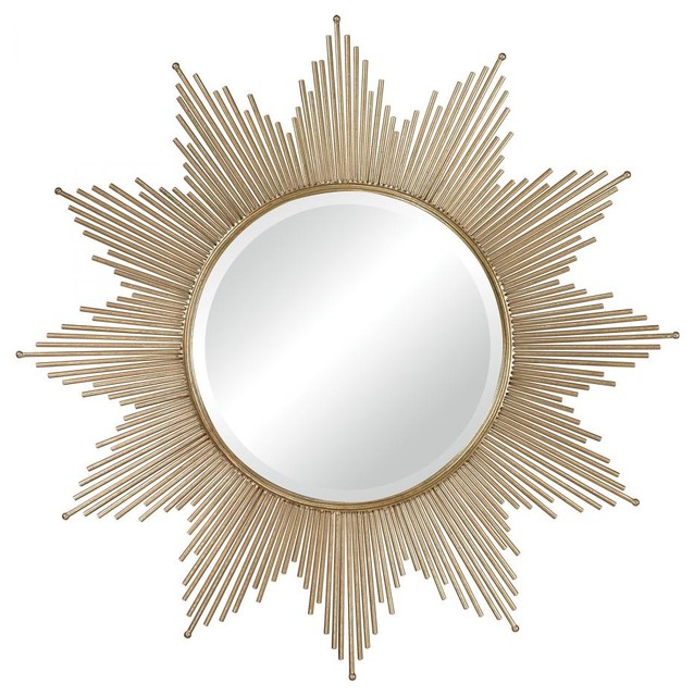 Churchfield Metal Frame Starburst Mirror Midcentury Wall Churchfield Metal Frame Starburst