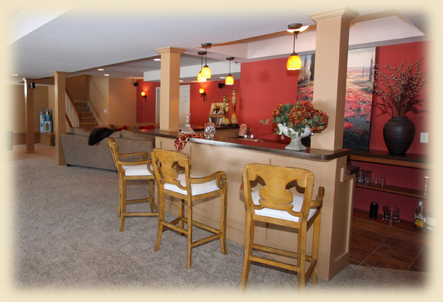 m.j. whelan construction - contemporary - basement - detroit - m.j. whelan construction - contemporary - basement - detroit -
