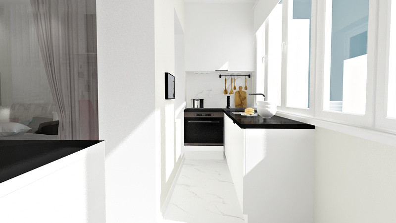 Дизайн-проект однокомнатной квартиры