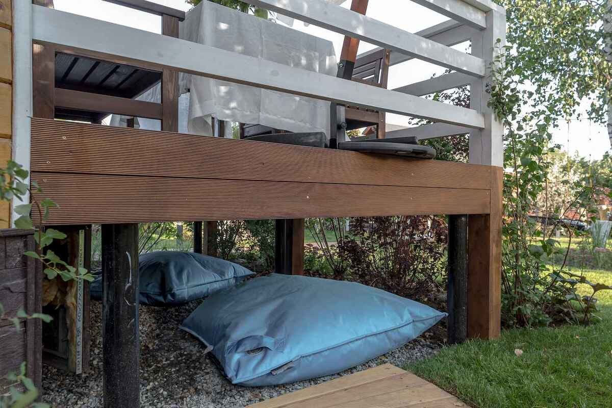 Сад с веревочным парком (Москва - Переделка.ТВ "Дачный ответ")