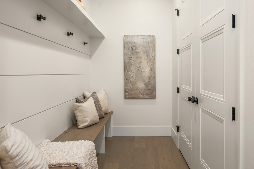 Transitional home design photo in Seattle