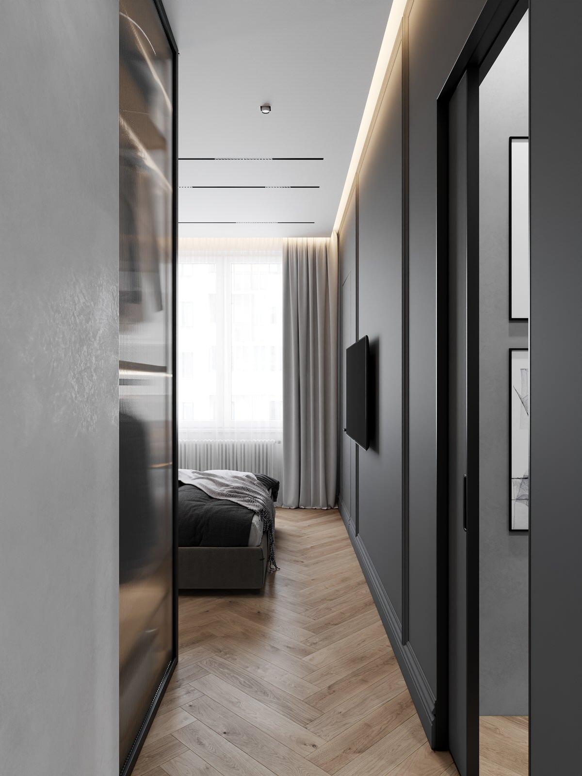 Дизайн трёхкомнатной квартиры в ЖК "Дом на Зелейной | Санкт-Петербург | Россия |