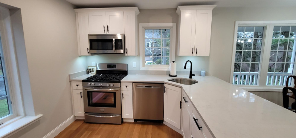 Modern Kitchen Renovations with White Cabinets