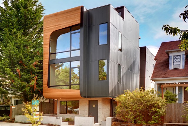 Contemporary Exterior contemporain-facade