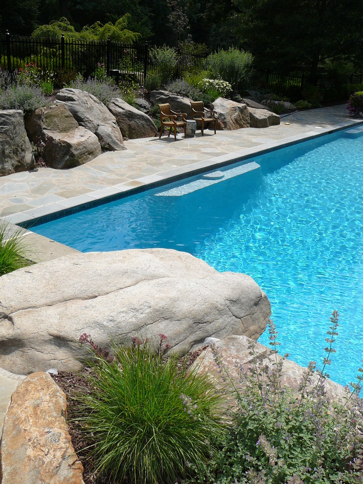 This is an example of a traditional pool in Philadelphia.