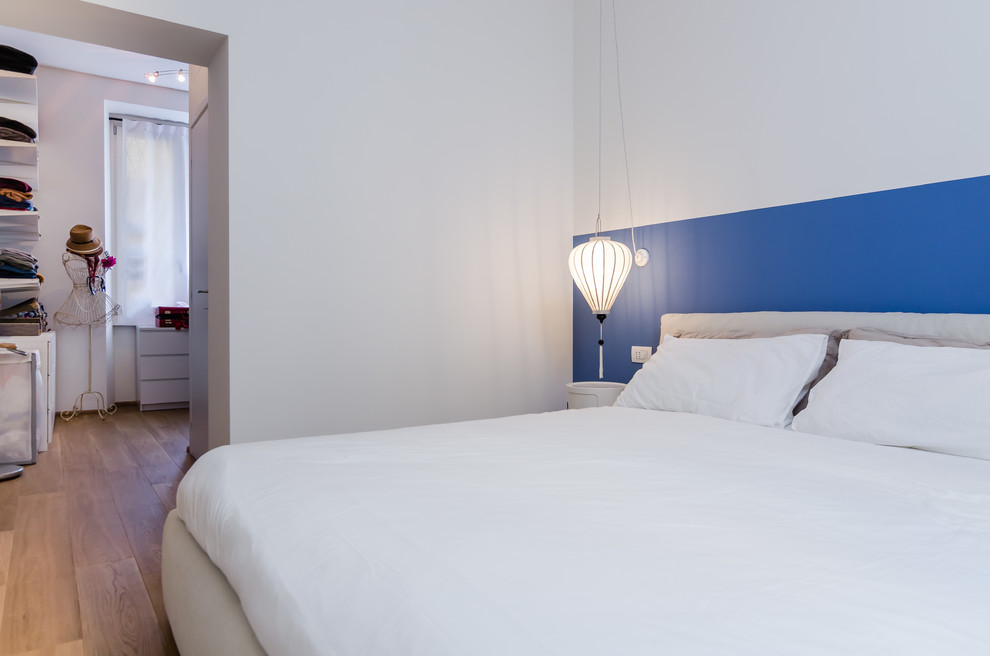 Inspiration for an eclectic bedroom remodel in Milan