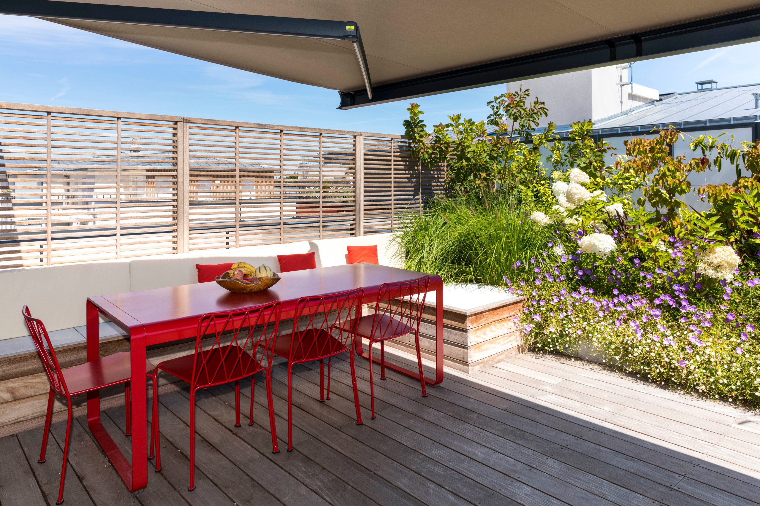 une terrasse foisonnante!