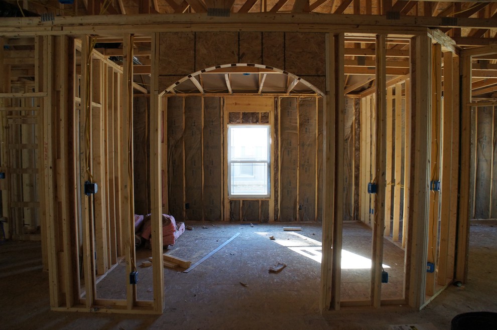 Home office - transitional home office idea
