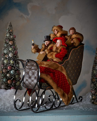 Sleigh with Carolers
