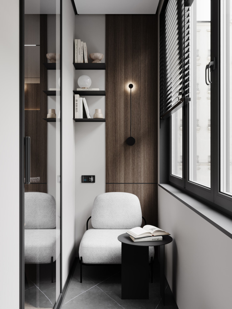 Брутальный современный интерьер, ЖК Румянцево Парк