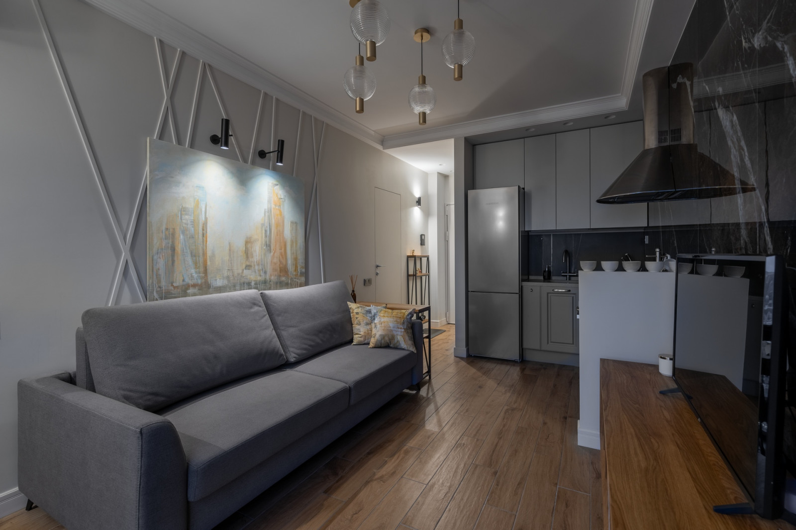 Апартаменты 38,4 кв.м. в жк "Whiteman"