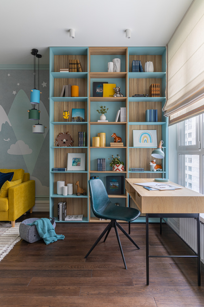 Design ideas for a transitional kids' room in Moscow.