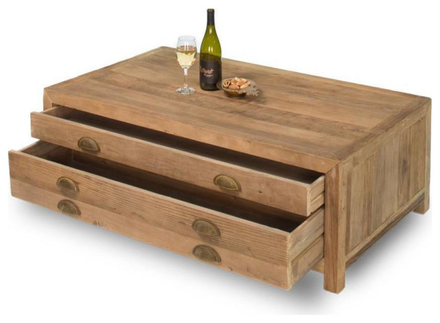 Lyman Coffee Table Transitional Coffee Tables By Basin And