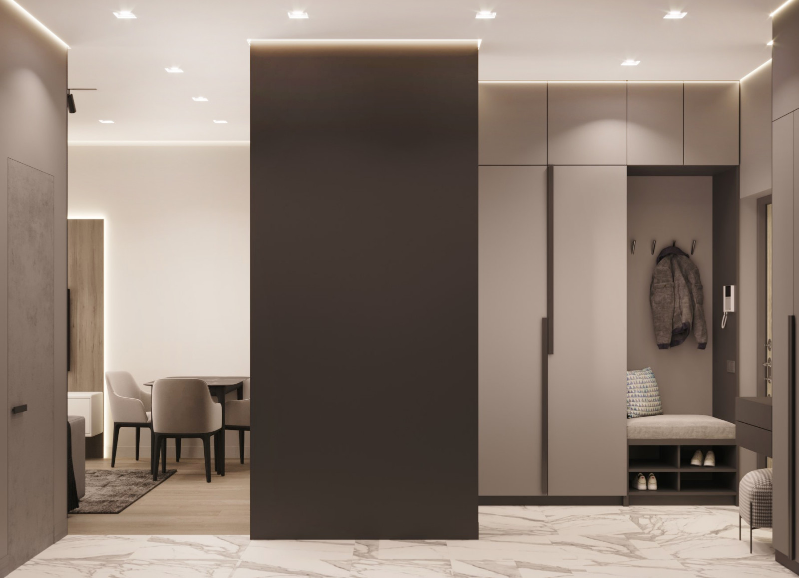 Дизайн 1к-квартиры в ЖК Макаровский квартал