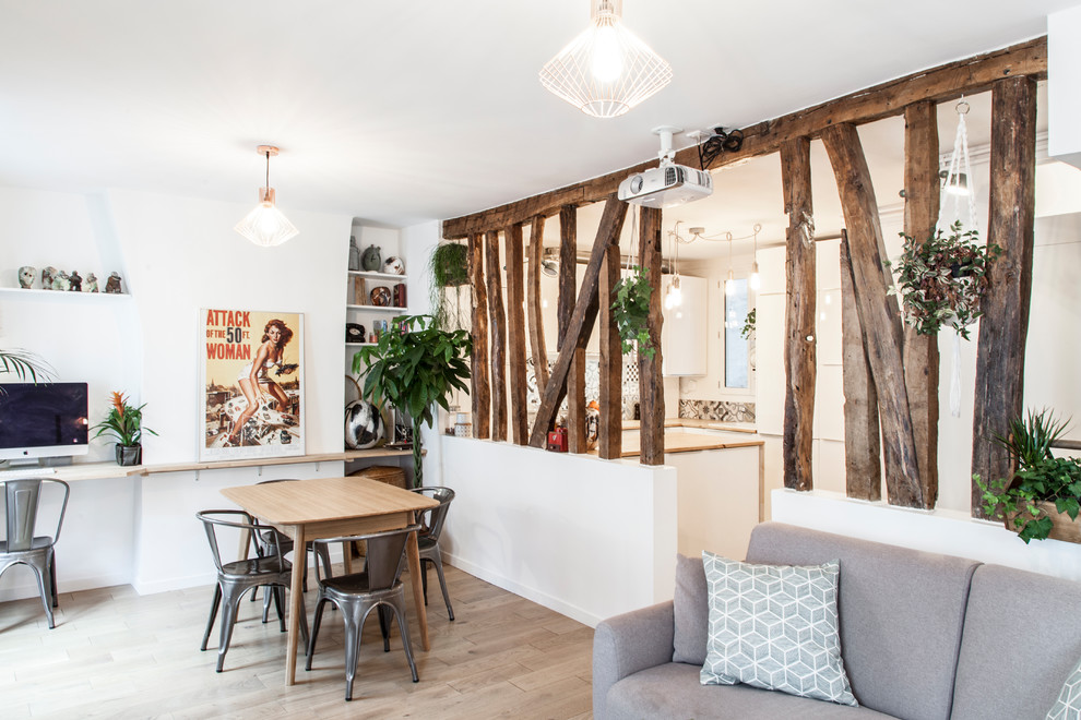 Réalisation d'une salle à manger nordique.