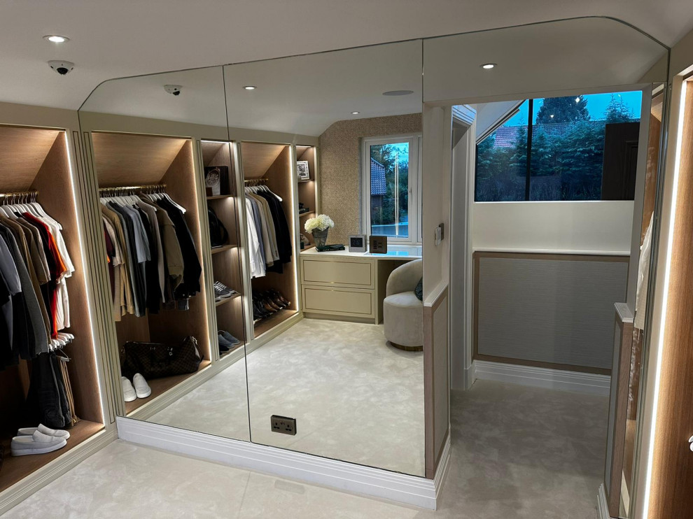 Luxury walk in wardrobe