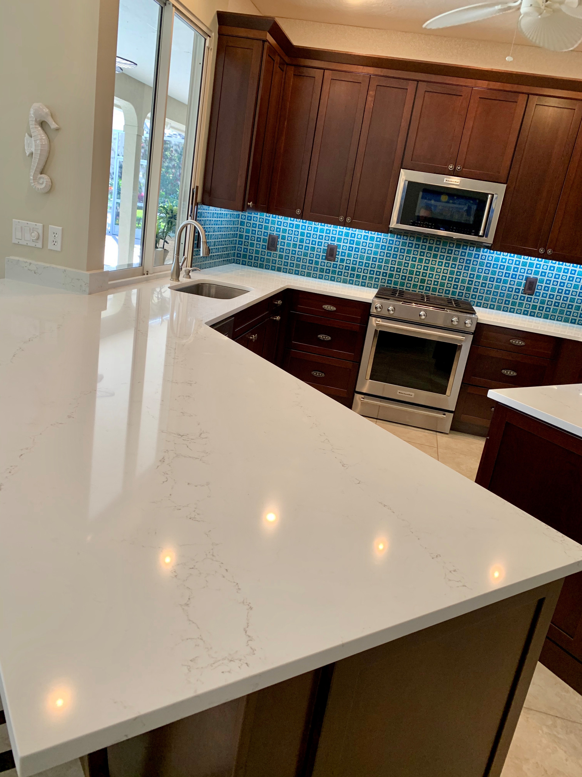 Kitchen renovation with a kick of Florida vibes.